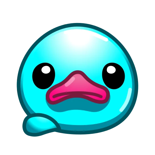 🫡 Эмодзи «Утя циан» для Telegram