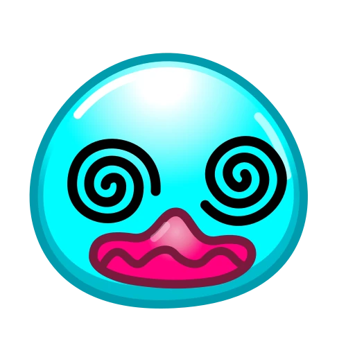 😵‍💫 Эмодзи «Утя циан» для Telegram