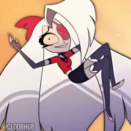 😶 Стикер «VAGGIE HAZBIN HOTEL» для Telegram