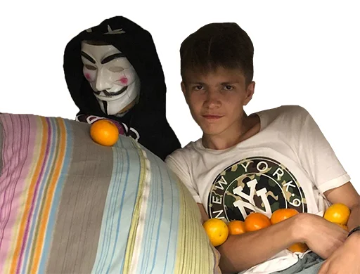 🍊 Стикер «VEALOK» для Telegram