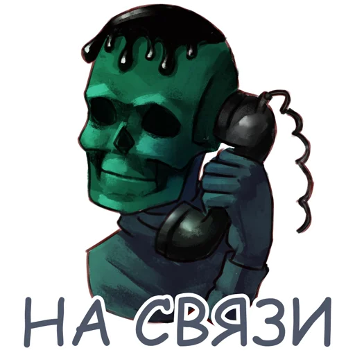 📞 Стикер «Стикеры» для Telegram