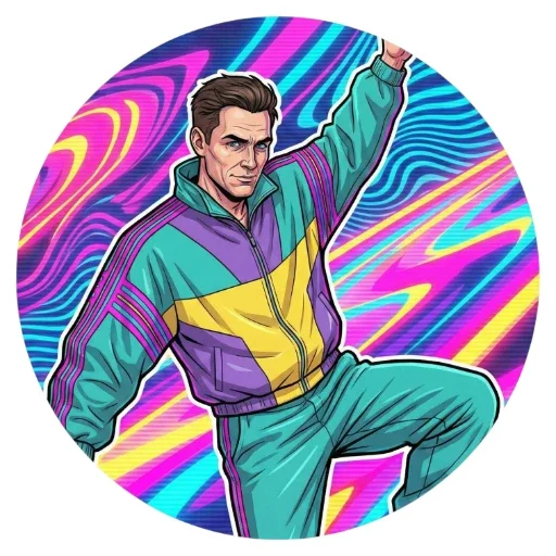 🕺 Стикер «VHS Glitch Mood» для Telegram
