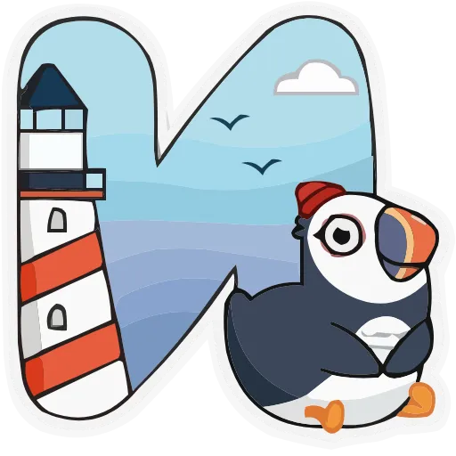 Стикер 10 animals #decor #fonts #our #random #static #vector #vk