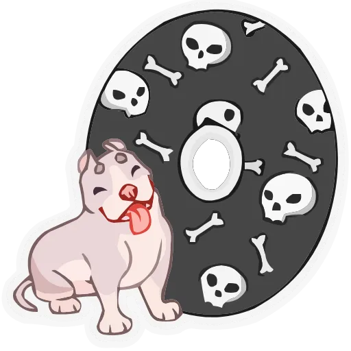 Стикер 43 animals #decor #fonts #our #random #static #vector #vk