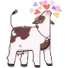 🐮 Эмодзи «Апрелька» для Telegram