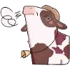 🐮 Эмодзи «Апрелька» для Telegram