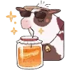 🐮 Эмодзи «Апрелька» для Telegram