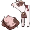 🐮 Эмодзи «Апрелька» для Telegram