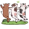🐮 Эмодзи «Апрелька» для Telegram