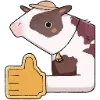 🐮 Эмодзи «Апрелька» для Telegram