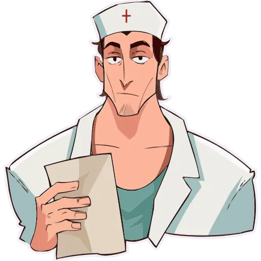 👨‍⚕️ Эмодзи «Набор с Арни из ВК в качестве» для Telegram