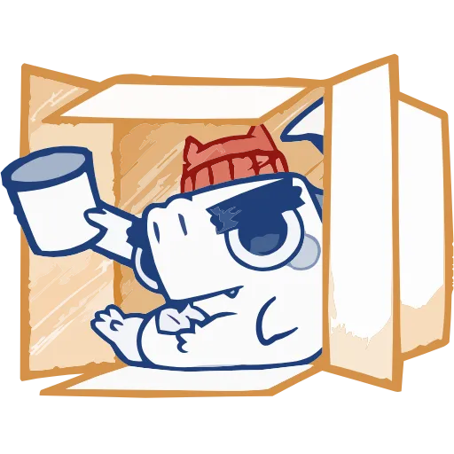 📦 Эмодзи «Кумбер» для Telegram