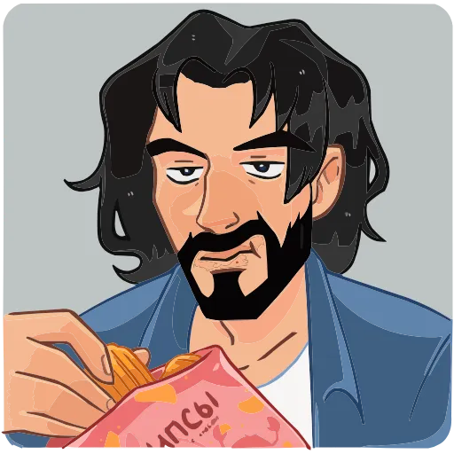 🍟 Эмодзи «Эдуард» для Telegram