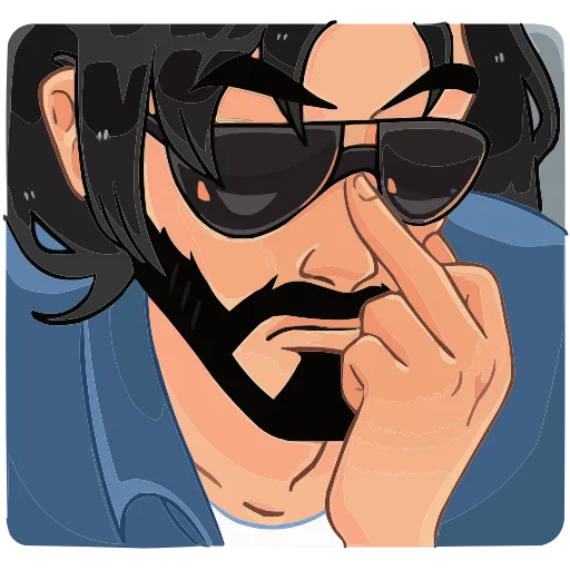 🖕 Эмодзи «Эдуард» для Telegram