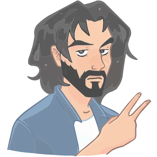 ✌ Эмодзи «Эдуард» для Telegram