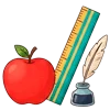 📚 Эмодзи «В школу!» для Telegram