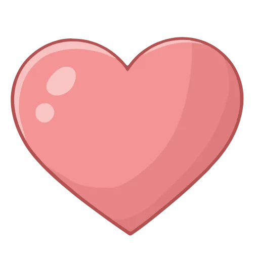❤️ Эмодзи «Розовые пастельные буквы» для Telegram