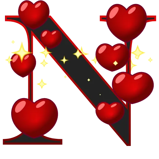 Стикер 60 ❤️❤️❤️❤️