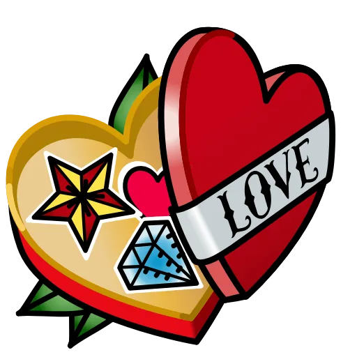 Стикер 30 Valentine Box
