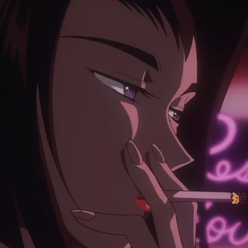 🚬 Стикер «Faye Valentine» для Telegram