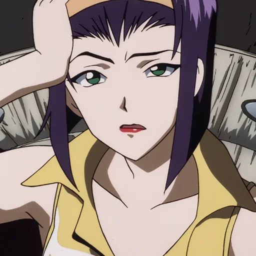 🚬 Стикер «Faye Valentine» для Telegram