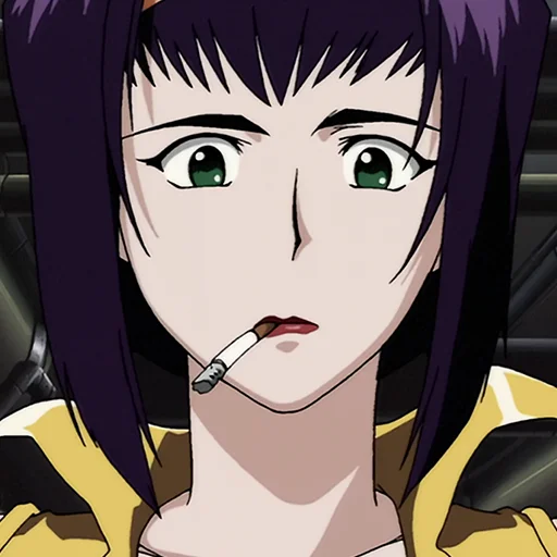 🚬 Стикер «Faye Valentine» для Telegram