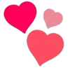 Стикер 57 ❤️ Hearts - сердечки эмоджи