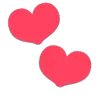 Стикер 49 ❤️ Hearts - сердечки эмоджи