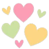Стикер 42 ❤️ Hearts - сердечки эмоджи