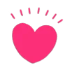 Стикер 10 ❤️ Hearts - сердечки эмоджи