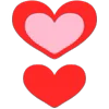 Стикер 31 ❤️ Hearts - сердечки эмоджи