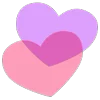 Стикер 2 ❤️ Hearts - сердечки эмоджи