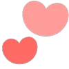 Стикер 41 ❤️ Hearts - сердечки эмоджи
