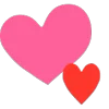 Стикер 35 ❤️ Hearts - сердечки эмоджи