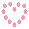 Стикер 3 ❤️ Hearts - сердечки эмоджи