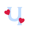 🩵 Эмодзи «Буквы с сердечками и иконки ко дню всех влюбленных» для Telegram
