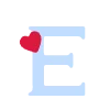 🩵 Эмодзи «Буквы с сердечками и иконки ко дню всех влюбленных» для Telegram