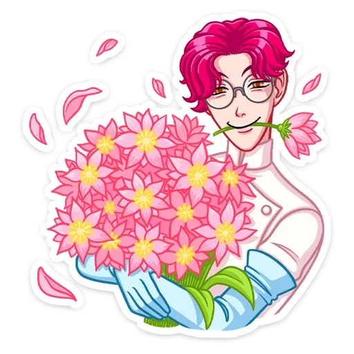 💐 Стикер «Доктор Валентайн без надписей» для Telegram