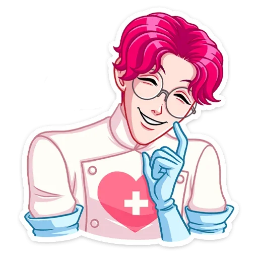 😅 Стикер «Доктор Валентайн без надписей» для Telegram
