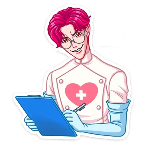 🤨 Стикер «Доктор Валентайн без надписей» для Telegram