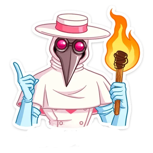 👨‍⚕ Стикер «Доктор Валентайн без надписей» для Telegram