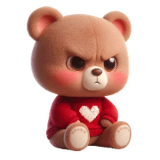 ❤️ Стикер «Valentines Bear» для Telegram