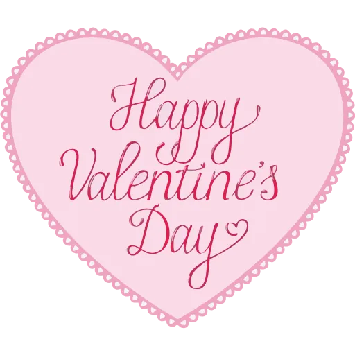 Стикер 33 Valentine's Day