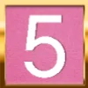 5⃣ Эмодзи «Розовые буквы в рамке, иконки, таблички» для Telegram