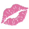 👄 Эмодзи «Розовые буквы в рамке, иконки, таблички» для Telegram