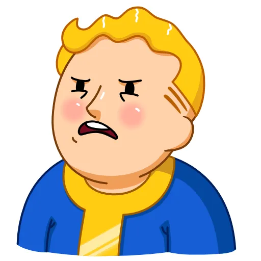 Стикер 10 Fallout Vault Boy