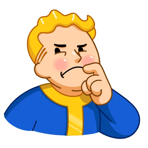 Стикер 24 Fallout Vault Boy
