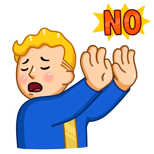 Стикер 22 Fallout Vault Boy