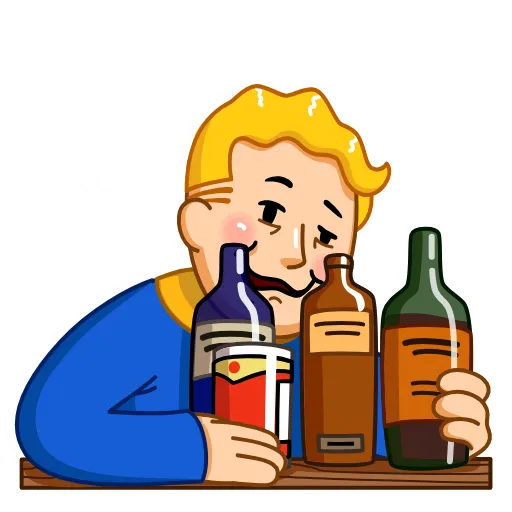 Стикер 23 Fallout Vault Boy