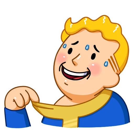 Стикер 15 Fallout Vault Boy